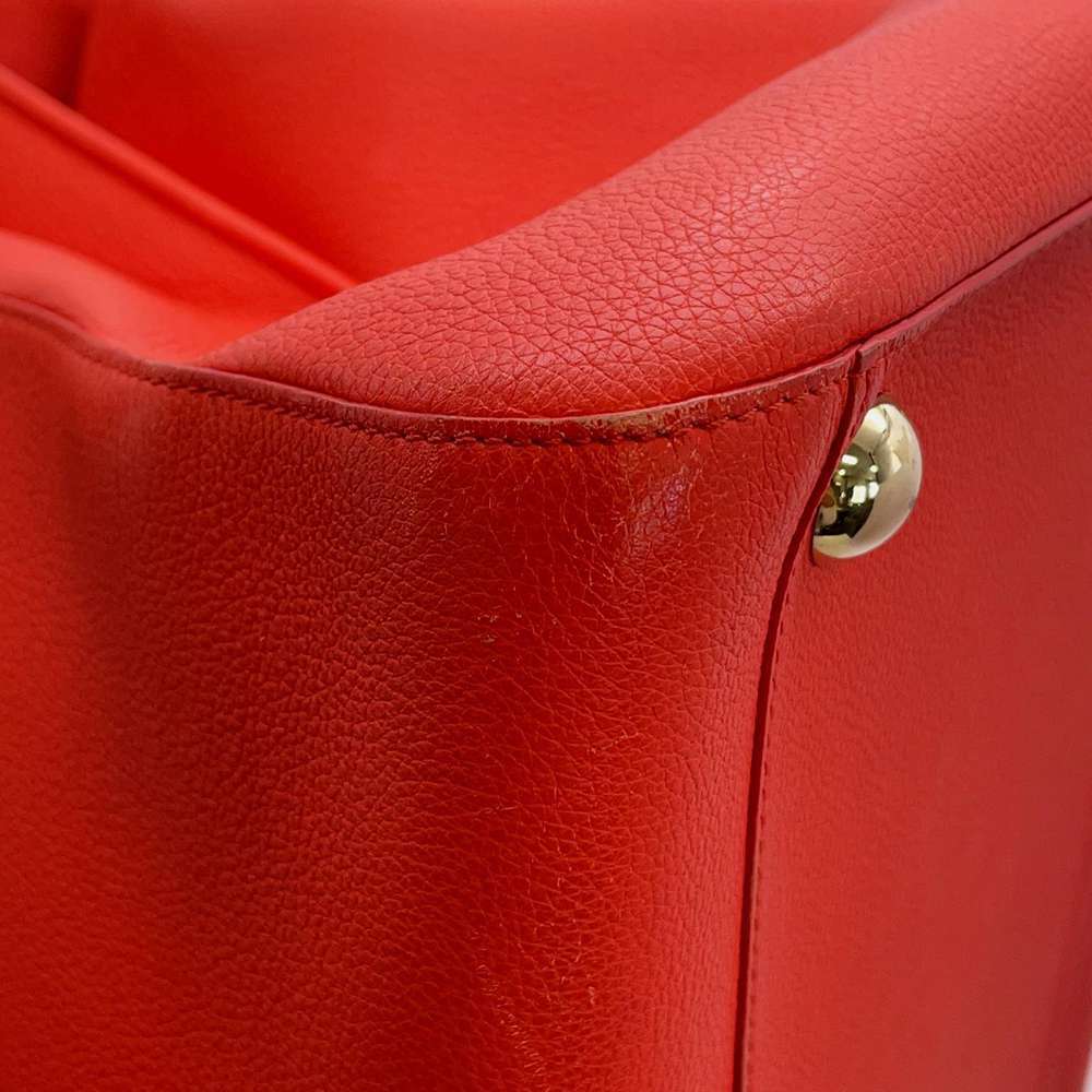 Delvaux Brillon GM 2way Shoulder Bag Red - Picture 9 of 16